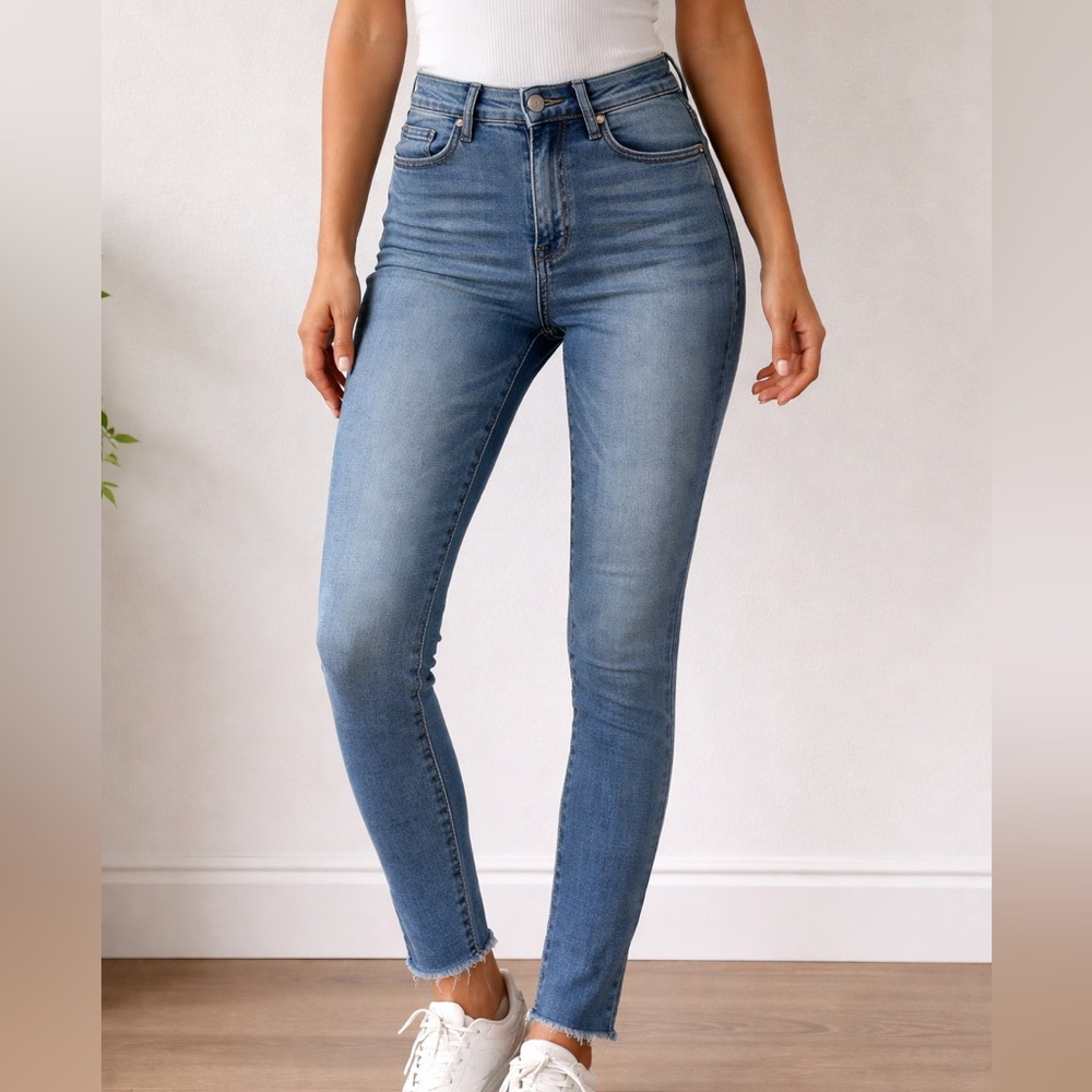 NWT Judy Blue Medium Blue Skinny Jeans